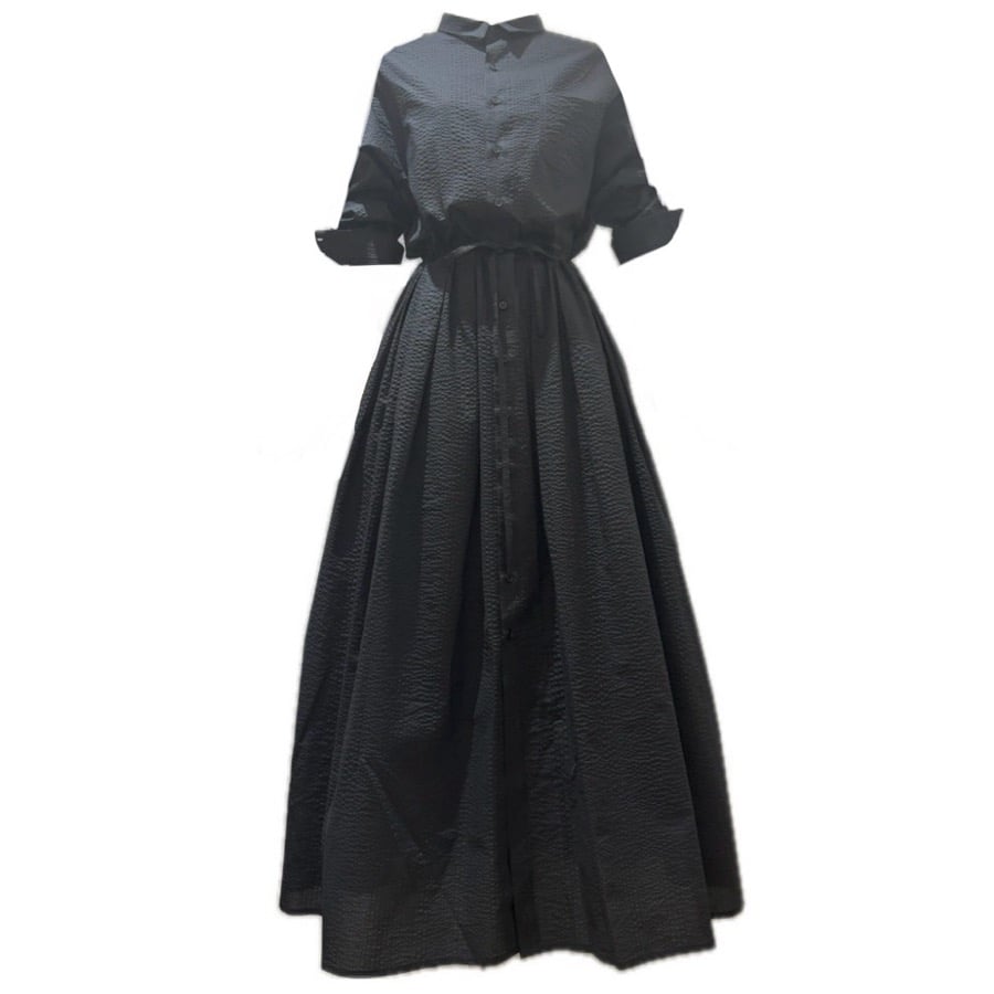 liroma リロマ　シャツワンピース　カーキ　Rico様 新入荷！ | LIROMA(リロマ) 七分袖シャツワンピース | grasol
