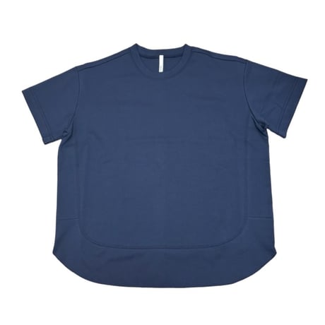 Dignite collier 裾切替 Tシャツ - ネイビー
