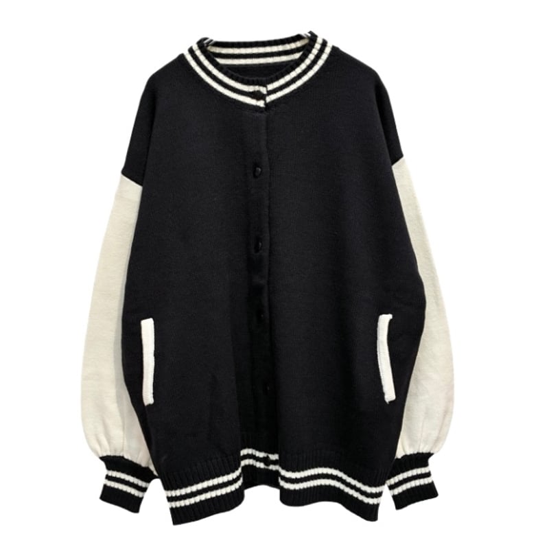 DOS DIOSAS ニットスタジャン - ネイビー | grasol Nagasaki