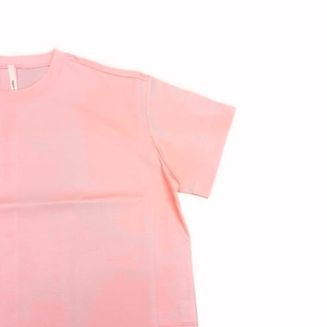 Dignite collier 裾切替 Tシャツ - ベビーピンク