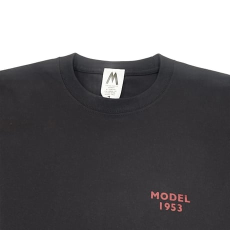 M53. ワンポイントロゴTシャツ　スミクロ