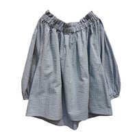 Dignite collier オフショルブラウス - ラベンダー