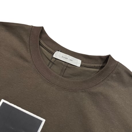 EimeeLaw    メッシュスリーブTシャツ    -ブラウン
