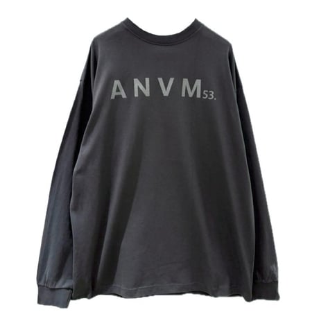 M53. (エムゴーサン) ANVM LONG T-SHIRT　gray