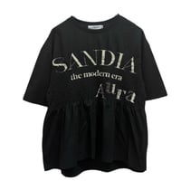 EimeeLaw   ロゴプリントシャーリングTシャツ- ブラック