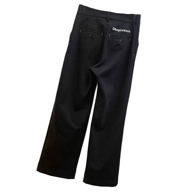 THOMAS MAGPIEストレッチパンツ THOMAS MAGPIE コットンストレッチツイルパンツ-ブラック | grasol Nag