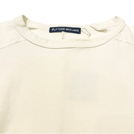 TIGRE BROCANTE (ティグルブロカンテ) スウィッチヘムTシャツ-ナチュラル