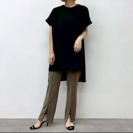 CYNICAL コットン天竺Tシャツ  - オフホワイト
