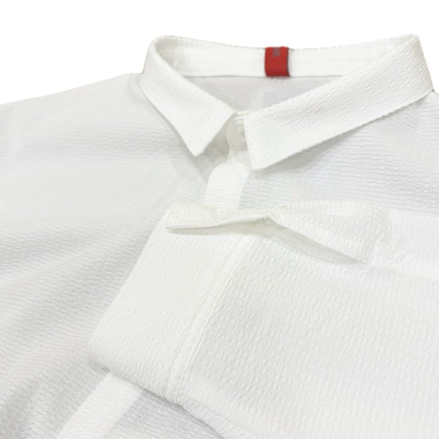 新品　LIROMA リロマ　ホワイト シャツワンピース LIROMA デザインシャツワンピース White | grasol Nagasaki Stores