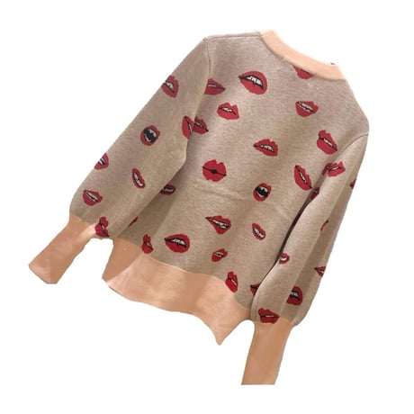 THOMASMAGPIE Lipクルーニット　SAKURA