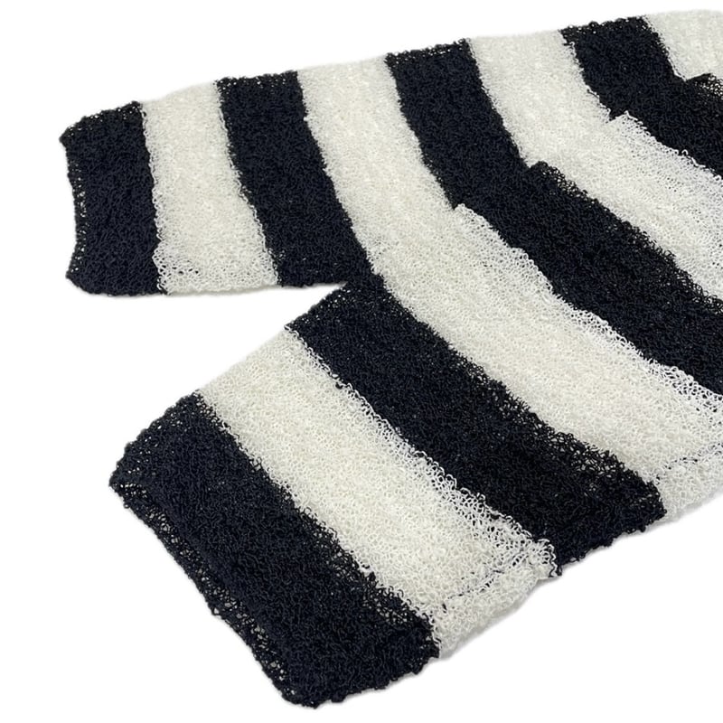 THOMAS MAGPIE ボーダーニット-ブラック | grasol Nagasaki St