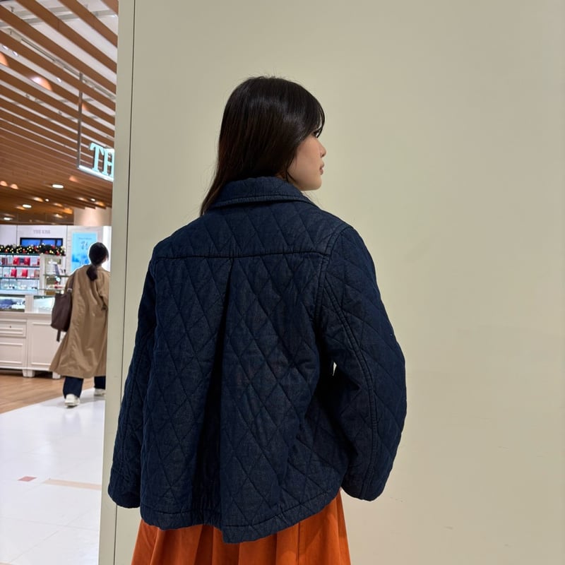 TIGRE BROCANTE 7オンスデニムキルティングジャケット インディゴ