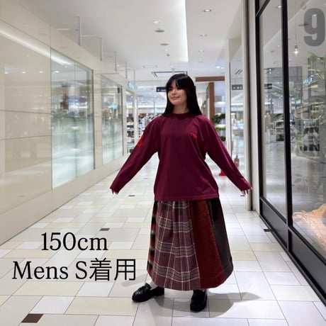TIGRE BROCANTE Number８ベニスビーチ長袖T ボルドー