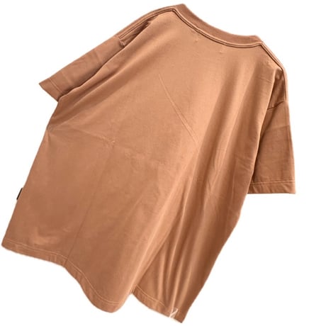 THOMAS MAGPIE | ロゴプリントビッグTシャツ | 【Beige】
