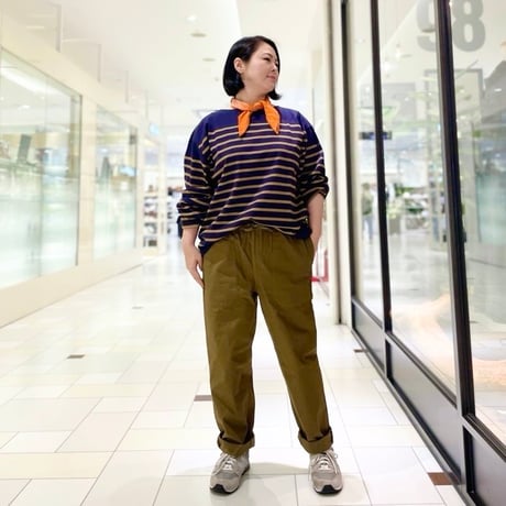 TIGRE BROCANTE ジンバブエコットン タゴサクロングパンツ　ベージュ