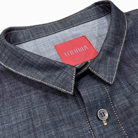 LIROMA デニムシャツワンピース indigo