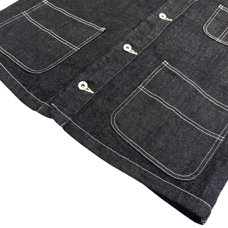 vent blanc+   10.5oz DENIM COVERALLS