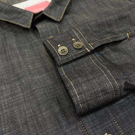 LIROMA デニムシャツワンピース indigo