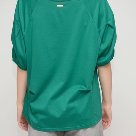 Praia 袖タックパフTシャツ - グリーン