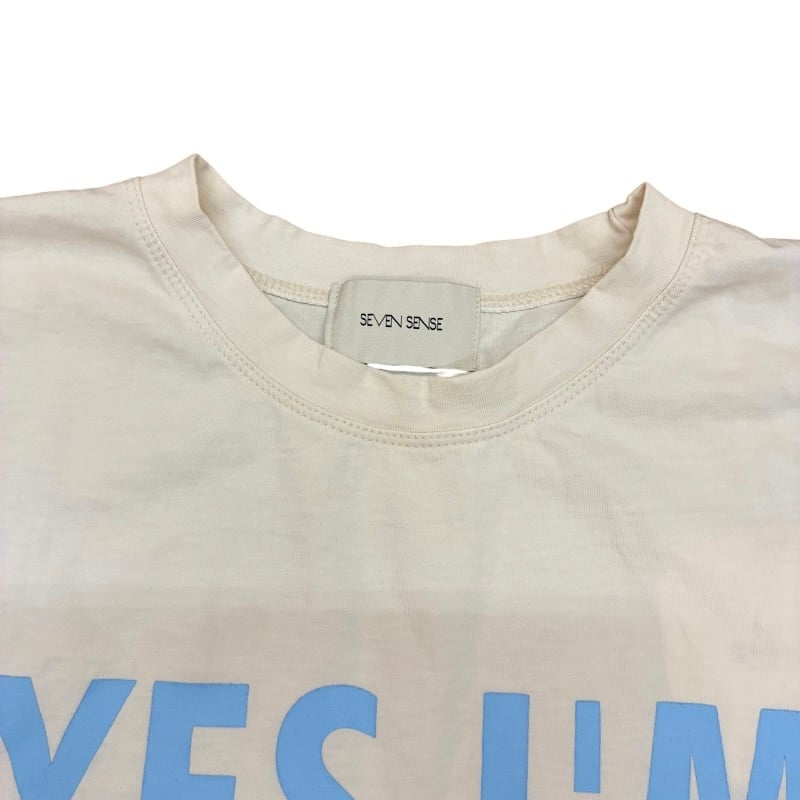 YES Tシャツ SEVEN SENSE YESロゴTシャツ- クリーム | grasol Nagasaki