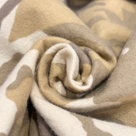vent blanc カモフラージュネルスカート beige