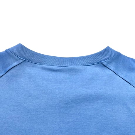 DignteCollier     2wayヘムワイドTシャツ     -ブルー