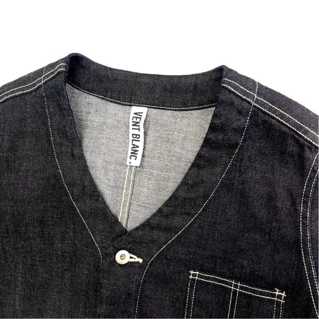 vent blanc+   10.5oz DENIM COVERALLS