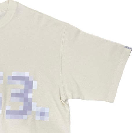M53. ポリゴンヘビーウェイトTシャツ-ナチュラル