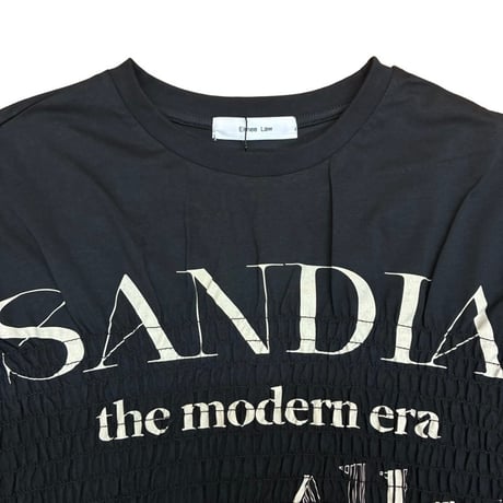 EimeeLaw   ロゴプリントシャーリングTシャツ- ブラック