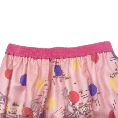 THOMAS MAGPIE Nishitetsu PRINT×Tulle pink