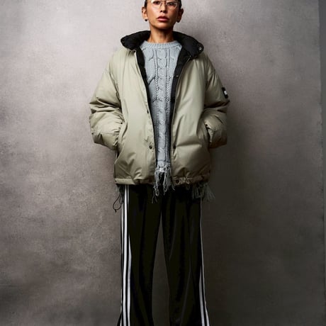 予約販売【M53.】  BLOCK LAYER DOWN JACKET 8月末〜9月入荷販売予定