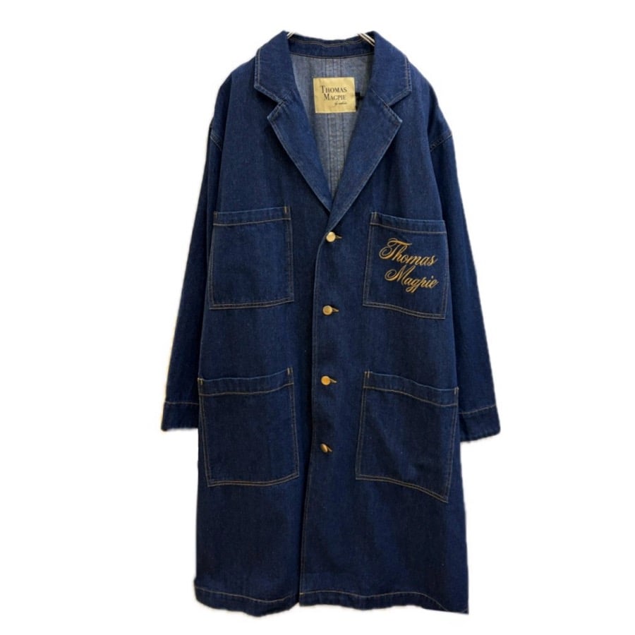 THOMAS MAGPIE デニムロングコート navy | grasol Nagasaki