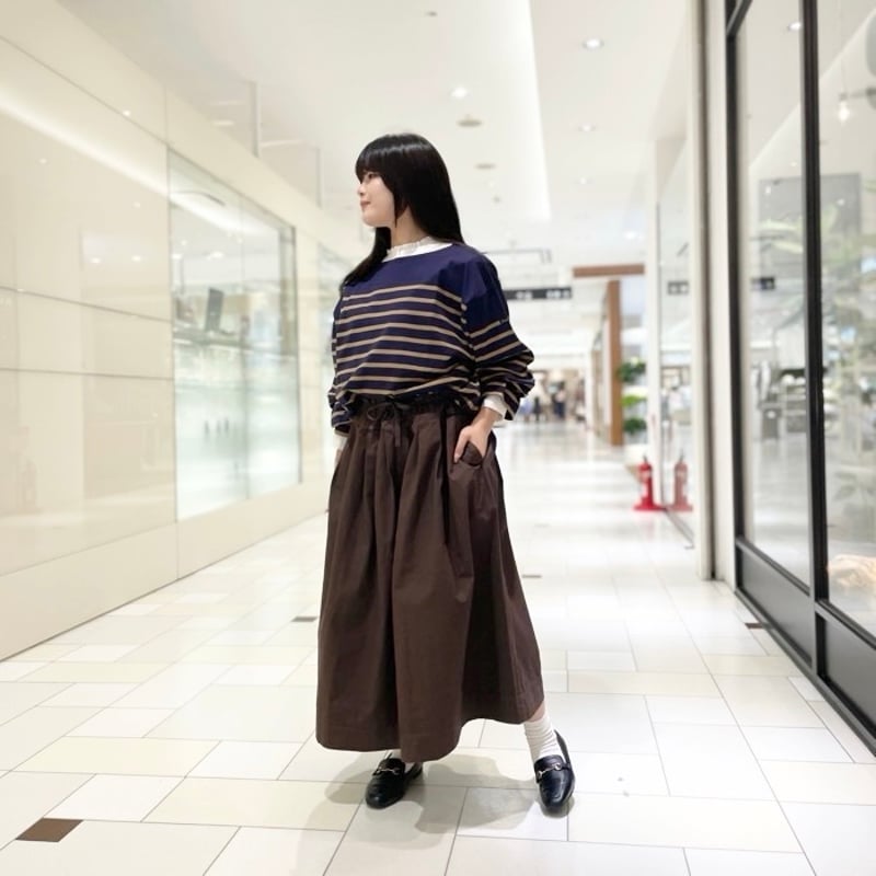 ティグルブロカンテ　ポケットフィセルスカート TIGRE BROCANTE(ティグルブロカンテ)ジンバブエコットン フィセル