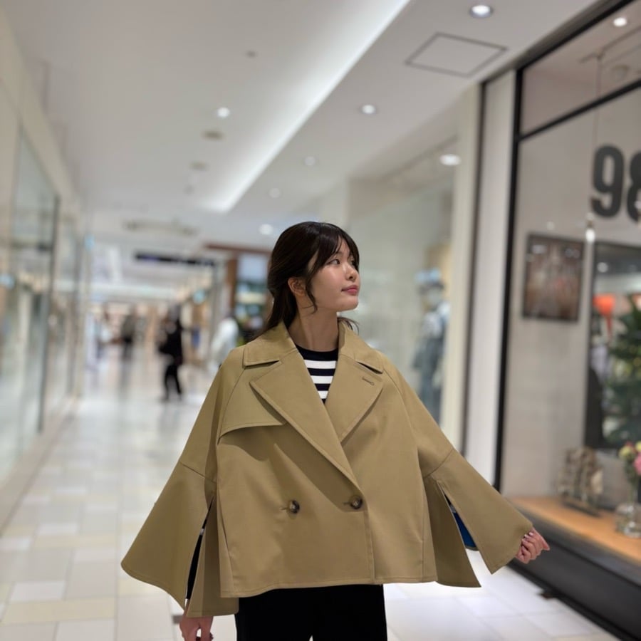 PASSIONE(パシオーネ) ショートスプリングコート ベージュ | grasol