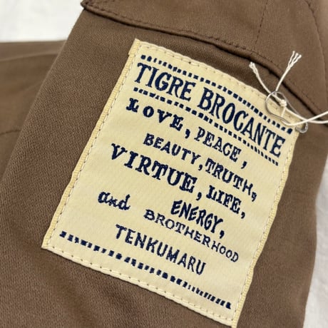 TIGREBROCANTE 風神雷神メッセンジャーバッグ ベージュ