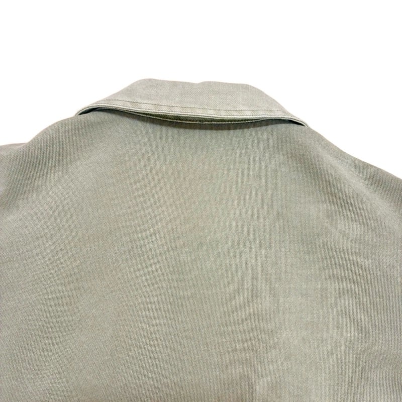 [ディニテコリエ] レイヤードジップアップブルゾン カーキ色 DigniteCollier ガーメントダイ切替ジャケット - カーキ | grasol