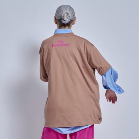 THOMAS MAGPIE  ロゴビッグTシャツ -  ベージュ
