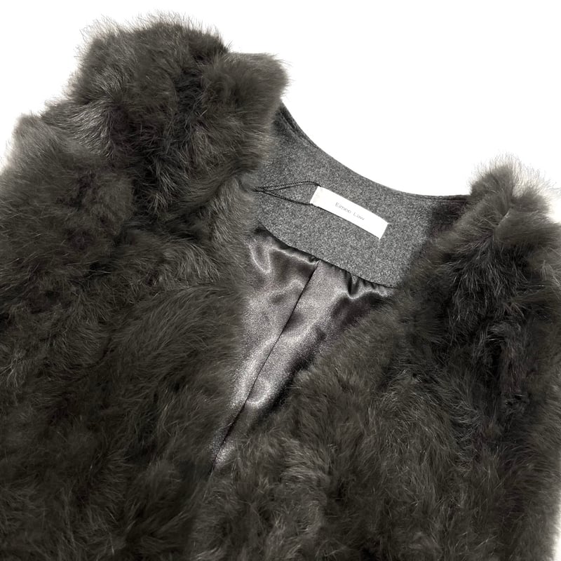 Eimee Law ラビットファーロングメルトンジレ EimeeLaw ファー