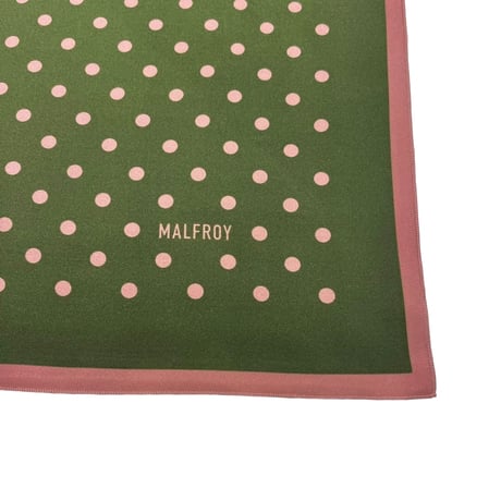 MALFROY    ドット柄スカーフ