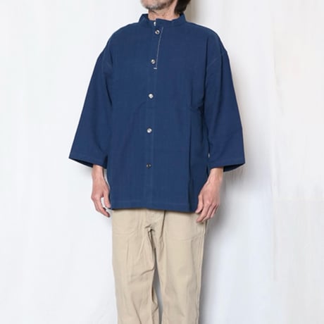 TIGREBROCANTE Hoot Indigo ヤッコオープンシャツ