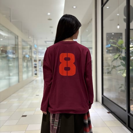 TIGRE BROCANTE Number８ベニスビーチ長袖T ボルドー
