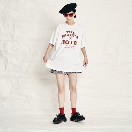 THOMAS MAGPIE HOTEL ビックTシャツ　White