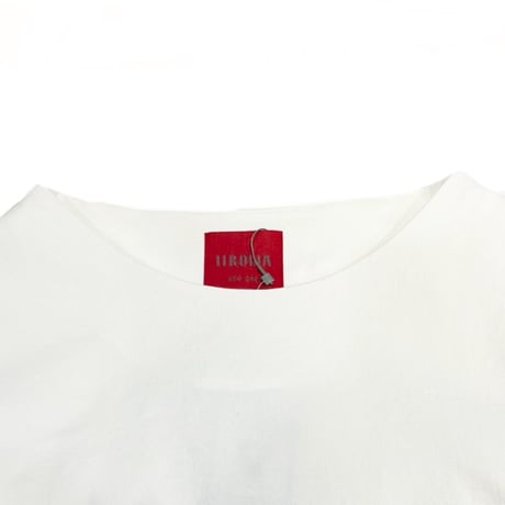 LIROMA  ボートネックカットソー　white