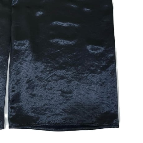 LIROMA アセテートロングワイドパンツ