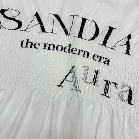 EimeeLaw   ロゴプリントシャーリングTシャツ- オフホワイト