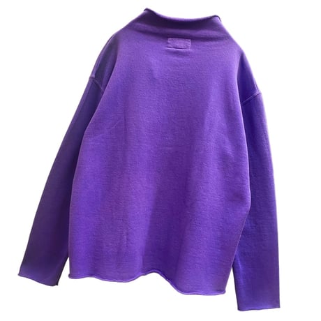 TIGRE BROCANTE ヴィンテージ裏毛ハイネックスウェット-パープル