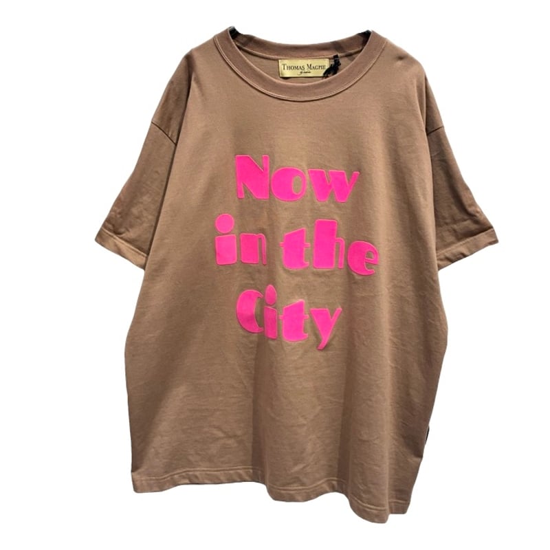 THOMAS MAGPIE ロゴビッグTシャツ - ベージュ | grasol Nagas