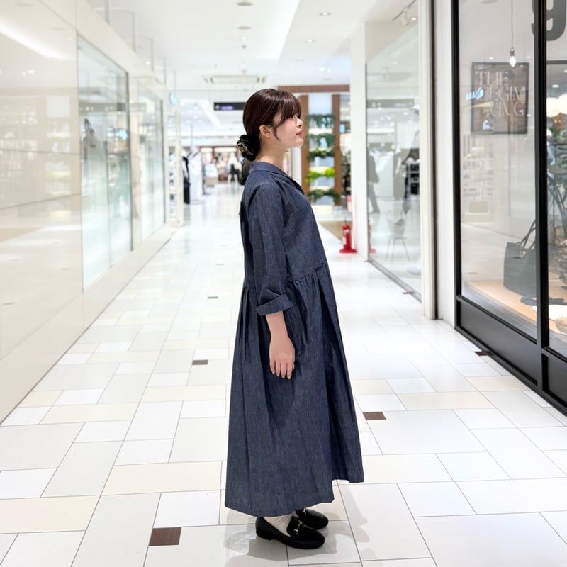 J.Sloane ショールカラー7分袖ワンピース | grasol Nagasaki Stores