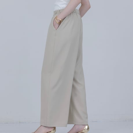 EimeeLaw      レースフリルベスト×パンツセットアップ         -ベージュ