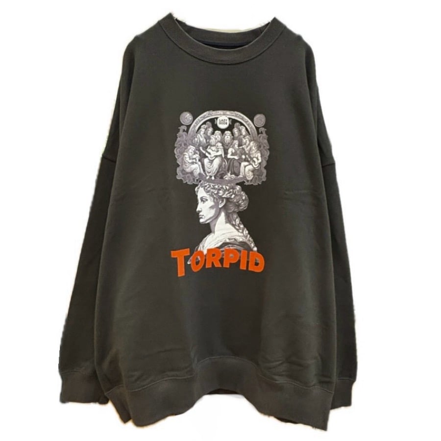 【美品】THOMAS MAGPIE スウェット　オーバーサイズ　くすみカラー 美品】THOMAS MAGPIE スウェット オーバーサイズ くすみカラー